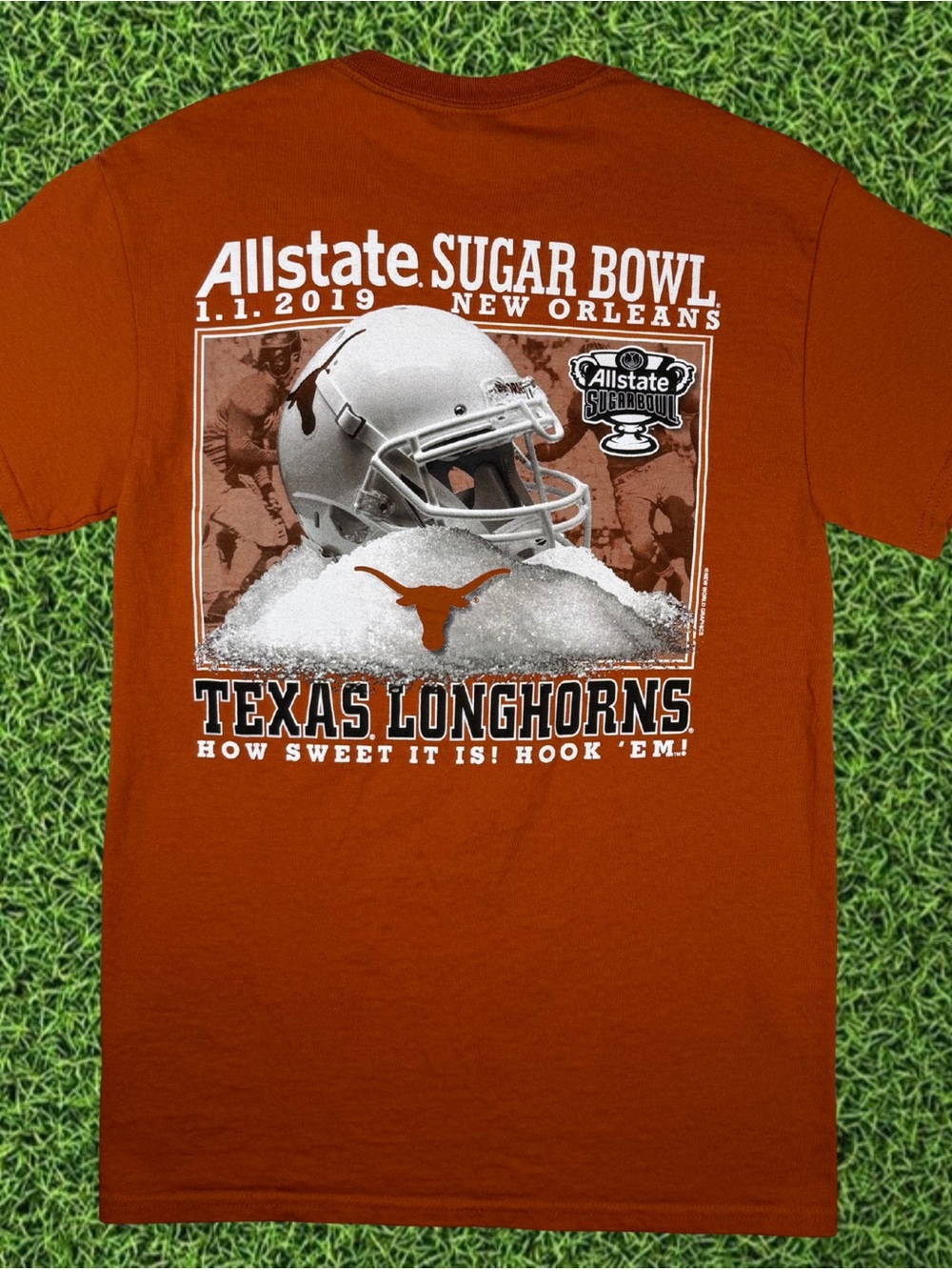 Texas Longhorns 2019 Allstate Sugar Bowl Champions New Orleans Size Small